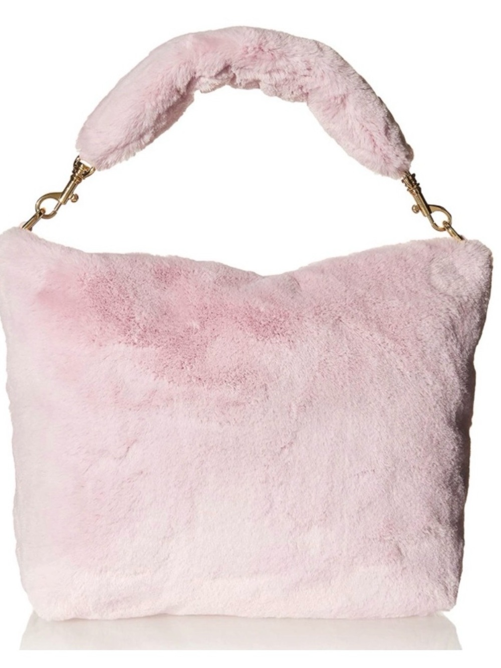 Ugg Plush Faux Fur Pink Shoulder Bag